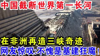 中国截断世界第一长河，在非洲再造三峡奇迹，网友惊叹：不愧是基建狂魔！