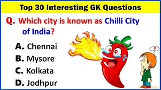 Top 30 INDIA Gk Question and Answer | Gk Questions and Answers | Gk Quiz | Gk Question |GK GS |GK-34