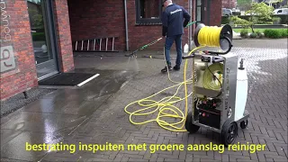 DemiClean - BESTRATING inspuiten met groene aanslag m.b.v. de spray adapter