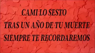 CAMILO SESTO ,TRAS UN AÑO DE TU MUERTE ,SIEMPRE TE RECORDAREMOS