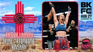 Jayme Hinshaw drops "atom bombs" to make history at BKFC 28