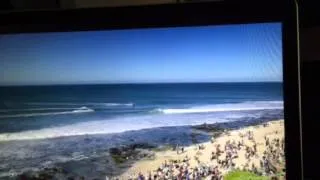 Shark attack during final of J bay