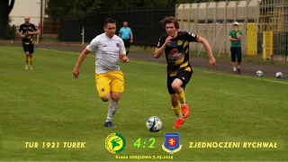 Tur 1921 Turek- Zjednoczeni Rychwał 4:2, klasa okręgowa, 5.05.2024- foto