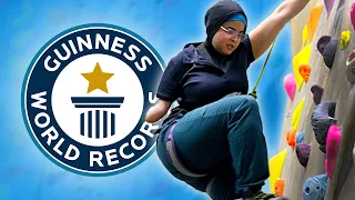 Anoushé Husain: One Armed Climber - Guinness World Records