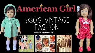 American Girl Dolls 1930's Vintage Fashion Show #AGFashionWeek