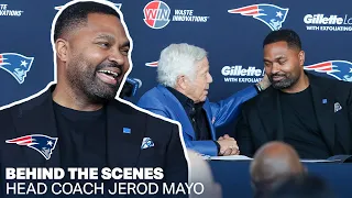 Exclusive Behind The Scenes Look at Jerod Mayo’s First Day as the New England Patriots Head Coach