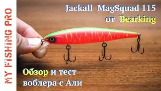 Jackall MagSquad 115 from Aliexpress. Review and test in water.