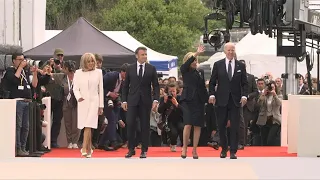 Arrival of the heads of state and government at the international D-Day ceremony | AFP