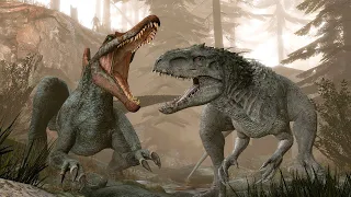 Spinosaurus vs Indominus Rex (FULL ANIMATION) Chapter 1 - Episode 6 Part 2