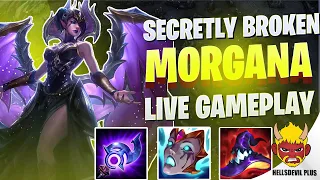 Morgana Mid Is Secret Broken I Noticed- Wild Rift HellsDevil Plus Gameplay