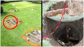 Man Finds Hidden Doorway On His Property And Freaks Out When He Enters , Look What He Found Inside