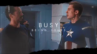 Steve/Tony • busy being yours