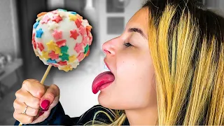 FAZENDO PIRULITOS DE BOLO (POP CAKES) !!! | COZINHANDO COM A ANNINHA