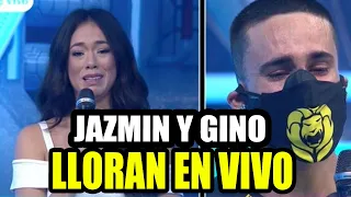 JAZMIN PINERO Y GINO ASSERETO ROMPEN EN LLANTO EN VIVO