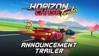 Horizon Chase Turbo - Announcement Trailer - May 15th 2018 - Playstation 4 and Steam (WIN/LINUX/MAC)