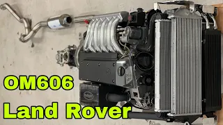 OM606 Defender Crate Setup and Breakdown landrover