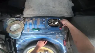 subaru fuel pump install/swap | Deatschwerks 200 | Bugeye wrx