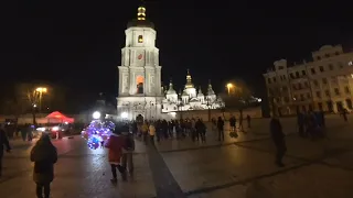 Прогулки по Киеву. Прогулка в Лавру в новогоднюю ночь. 31 декабря