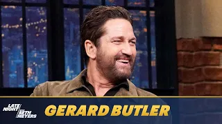 Gerard Butler Burned His Face with Phosphoric Acid While Filming Plane