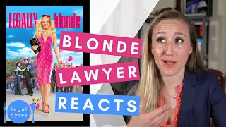 Blonde Lawyer Reacts to Legally Blonde | LAWYER REACTS