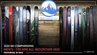 2022 Men's 100 mm All-Mountain Ski Comparison with SkiEssentials.com