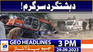 Geo Headlines 3 PM - Terrible incidents - 29 September 2023