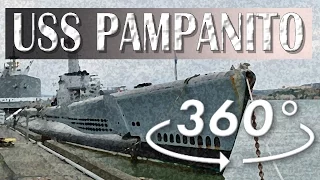 360 HD VR Walkthrough Tour of USS PAMPANITO SUBMARINE San Francisco