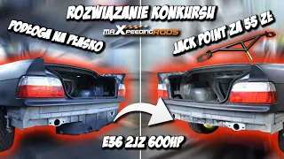 Musisz to mieć! - "PODŁOGA NA PŁASKO" + JACKPOINT ZA 55ZŁ - Projekt POCISK BMW E36 2JZ #16