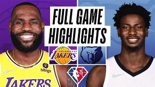 Los Angeles Lakers vs  Memphis Grizzlies Full Game Highlights   December 9 NBA Season 2021-22