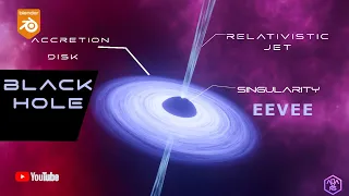 How to Make a Realistic Black Hole in blender Eevee (Blender 3.5 tutorial)