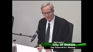 Joint City Council/FAC Meeting for August 21, 2023