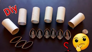 Decorative recycling with cardboard rolls!  Recycling ideas