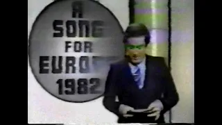 A Song for Europe 1982 with Terry Wogan, poor quality