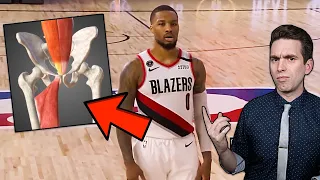 What's Wrong With Damian Lillard's Abs? Doctor Explains NBA Injury