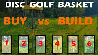 Disc Golf Basket // Buy vs Build