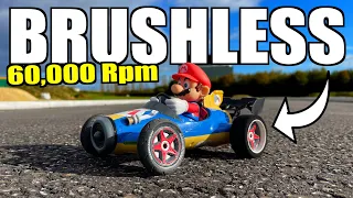 I Put a CRAZY Motor in this Mario Kart RC Car!