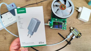 НОВИНКА! Обзор и тест UGREEN 65W GaN Charger ► универсальное зарядное устройство!