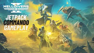 Helldivers 2: Jetpack Commando Gameplay (Malevelon Creek Blitz Solo /// All Clear /// No Deaths)