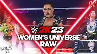 WWE 2K23: Women's Universe Mode - #1 | RAW