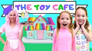 Addy and Maya Visit the New Toy Cafe