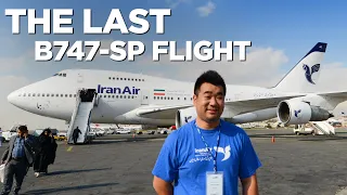 World's Last B747SP Flight - Iran Air Special Performance!