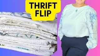 Thrift flip (upcycling a tablecloth)