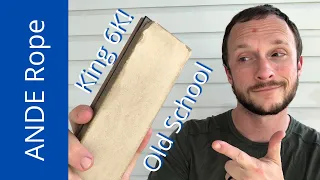 King 6000 Grit Stone VS 40 mm ANDE Rope | Knife Edge Test