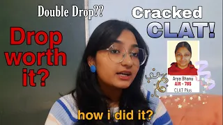 Did Drop Year Work Out? ✨️MY CLAT RESULT✨️
