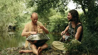 River Meditation | 1 hour handpan & guitar music | Malte Marten & Fabba