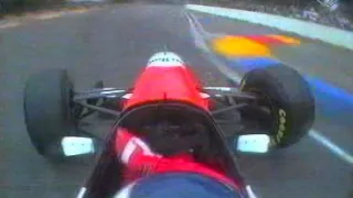 1995 Adelaide 2 Hakkinen crashes badley  1st Practise