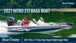 2021 NITRO Z17 Fiberglass Bass Boat Walkthrough Video