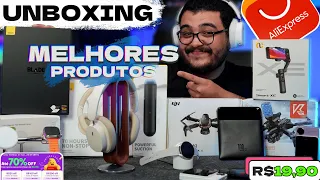 SUPER UNBOXING de PRODUTOS Choice do ALIEXPRESS 15 produtos + 4 ganhadores