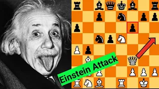 Albert Einstein Chess Games ||Albert Einstein Vs J. Robert Oppenheimer (1-0)  || e=Nc4