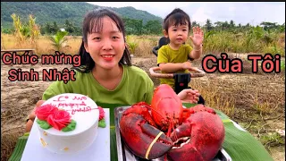 Lần đầu tổ chức Sinh Nhật món quà to lớn từ anh Sang Vlog , Bối vui vì ăn Sinh Nhật Mẹ #ngocmaivlog